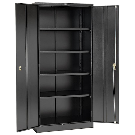 Global Industrial Industrial Storage Cabinet, 78 in H, 36 in W, Black 493312BK